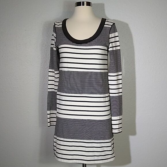 Free People Striped Long Sleeve Sweater Dress XS - Picture 2 of 6